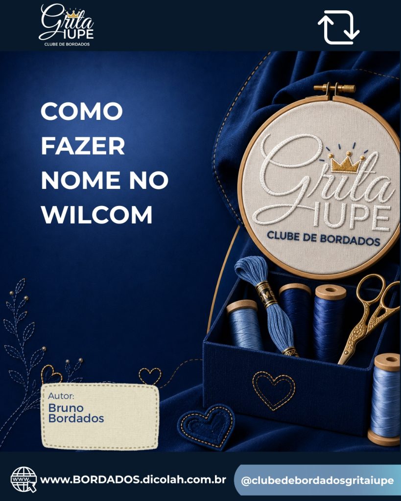 Como Fazer nome no Wilcom